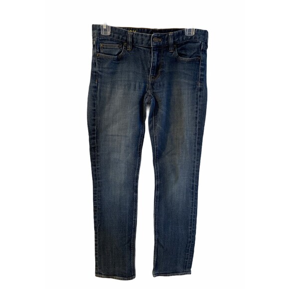 J. Crew Jeans Womens Size 26s Matchstick Straight Stretch Med Wash Denim Pants - Picture 1 of 8